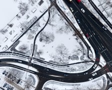 Plac Grunwaldzki i skręt w Wybrzeże Wyspiańskiego