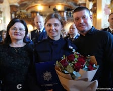 Uroczystość zaślubin nowych policjantów w Oratorium Marianum