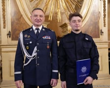 Uroczystość zaślubin nowych policjantów w Oratorium Marianum