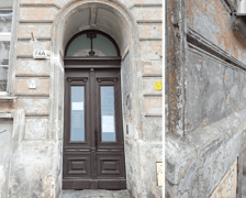 Kamienica przy ul. Komuny Paryskiej 74a przed remontem