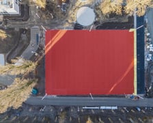 ZSP na Zwycięskiej w trakcie budowy, grudzień 2025 (widok z góry)
