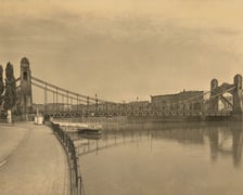 <p>Pracownicy Muzeum Architektury podają, że dzięki albumowi dowiedzieli się czegoś ciekawego o Moście Grunwaldzkim (tu w latach 1908-10)</p>