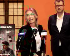 Konferencja prasowa, podczas której przedstawiono Poradnik Mieszkańca