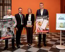 Konferencja prasowa, podczas której przedstawiono Poradnik Mieszkańca