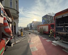 Akcja straży pożarnej przy ul. Legnickiej 17 we Wrocławiu, 20 lutego 2026