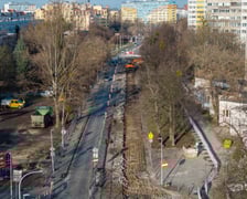 Przebudowa ulicy Gajowickiej - stan na 27 lutego 2026