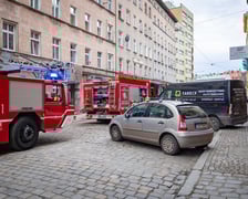 Interwencja strażaków w kamienicy przy Sępa-Szarzyńskiego