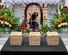 Uroczystość pochówku ofiar zbrodni katyńskiej w Kościele Garnizonowym we Wrocławiu