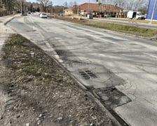 <p>Ulica Kiełczowska przed remontem, marzec 2026</p>