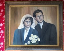 Jeden z portretów ślubnych, który będzie można zobaczyć na wystawie w Galerii MiserArt we Wrocławiu