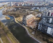 <p>Remont elewatora zbożowego na Kleczkowie we Wrocławiu - początek prac</p>