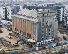 <p>Remont elewatora zbożowego na Kleczkowie we Wrocławiu - początek prac</p>