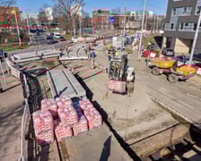 Remont torowiska w rejonie skrzyżowania Glinianej z Borowską