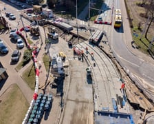 Remont torowiska w rejonie skrzyżowania Glinianej z Borowską