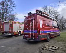 Akcja związana z przeszukiwaniem rzeki Młynówki w Kiełczówku pod Wrocławiem