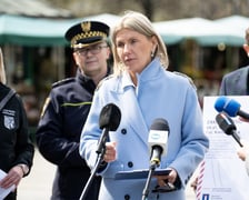 Ograniczenia w ruchu na placu Solnym. Konferencja. Renata Granowska, wiceprezydent Wrocławia