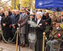 Uroczystości pod Pomnikiem Ofiar Zbrodni Katyńskiej we Wrocławiu