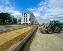 Budowa Alei Architektów na Nowych Żernikach (zdjęcie z maja 2026)