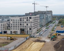 <p>Budowa Alei Architekt&oacute;w na Nowych Żernikach (zdjęcie z kwietnia 2026)</p>