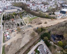 Budowa tramwaju na Swojczyce. W tym miejscu powstanie pętla i duży parking P+R
