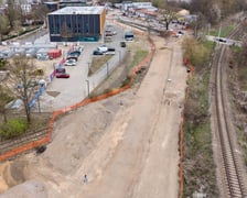 Budowa tramwaju na Swojczyce. W tym miejscu powstanie pętla i duży parking P+R