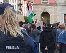 <p>Protest przeciw karze śmierci wprowadzonej w Izraelu, Wrocław 17.04.2026</p>