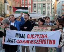 <p>Protest przeciw karze śmierci wprowadzonej w Izraelu, Wrocław 17.04.2026</p>