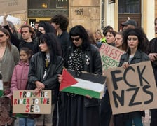 <p>Protest przeciw karze śmierci wprowadzonej w Izraelu, Wrocław 17.04.2026</p>