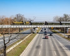 Jeden z wrocławskich retro pociągów