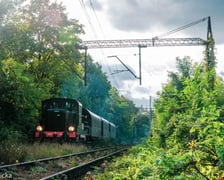 Jeden z wrocławskich retro pociągów