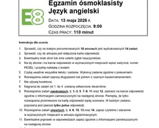 Egzamin ósmoklasisty z języka angielskiego - 13.05.2026