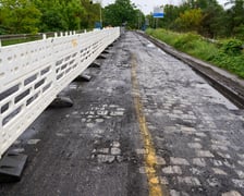 Ulica Gazowa - remont wiaduktów. Zdjęcie z 15 maja