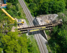 Remont pierwszego wiaduktu na ulicy Gazowej - tego od strony Międzyleskiej (zdjęcie z 22 maja)