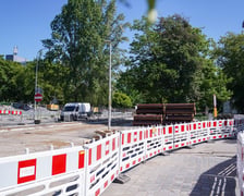 Ulica Gajowicka w trakcie przebudowy - maj 2026 rok