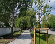 Budowa chodnika na ulicy Kurpiów