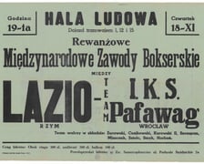 <p>Afisz międzynarowodych zaw&oacute;d&oacute;w bokserskich</p>
