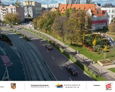 Wizualizacja przebudowanej ulicy Cieszyńskiego i wybudowanej drogi rowerowej na Nowym Świecie