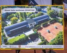 <p>Wizualizacja nowej hali tenisowej przy ul. Lubińskiej 53</p>