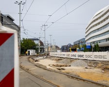 Remont torowiska na ulicy Traugutta w rejonie skrzyżowania z Krasińskiego