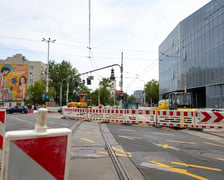 Remont torowiska na ulicy Traugutta w rejonie skrzyżowania z Krasińskiego