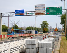 Remont torowiska na ulicy Traugutta w rejonie skrzyżowania z Krasińskiego