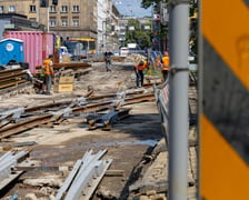 Remont torowiska na ulicach Peronowej i Stawowej