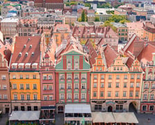 Panorama z wieży ratusza we Wrocławiu