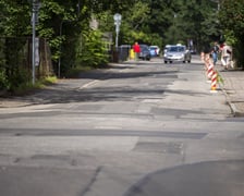 Ulica Czajkowskiego - stan obecny, zdjęcie z lipca 2026 roku