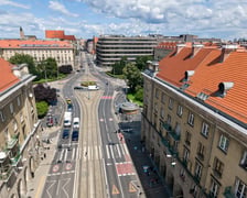 Kiosk Okraglak na placu Kościuszki