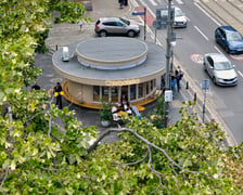 Kiosk Okraglak na placu Kościuszki