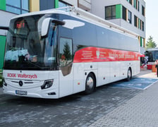 Zbiórka krwi przed kliniką Przylądek Nadziei we Wrocławiu, 1.08.2026 r.