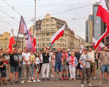 Wrocławianie upamiętnili 82. rocznicę wybuchu Powstania Warszawskiego, 1.08.2026 r.