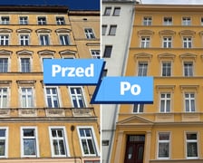 Kamienica Żeromskiego 5 przed i po remoncie
