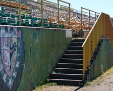 Stadion Oporowska, konferencja pod wyburzaną trybuną, 29 września 2026
